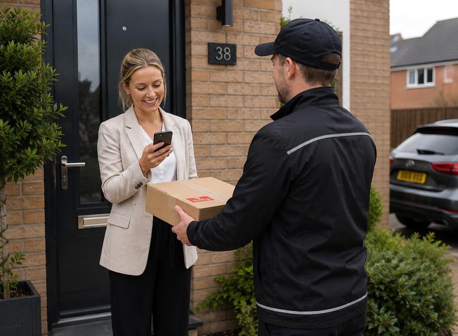 Tracking a DPD parcel delivery in the UK
