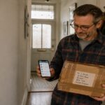 Tracking an ePacket parcel delivery on a smartphone