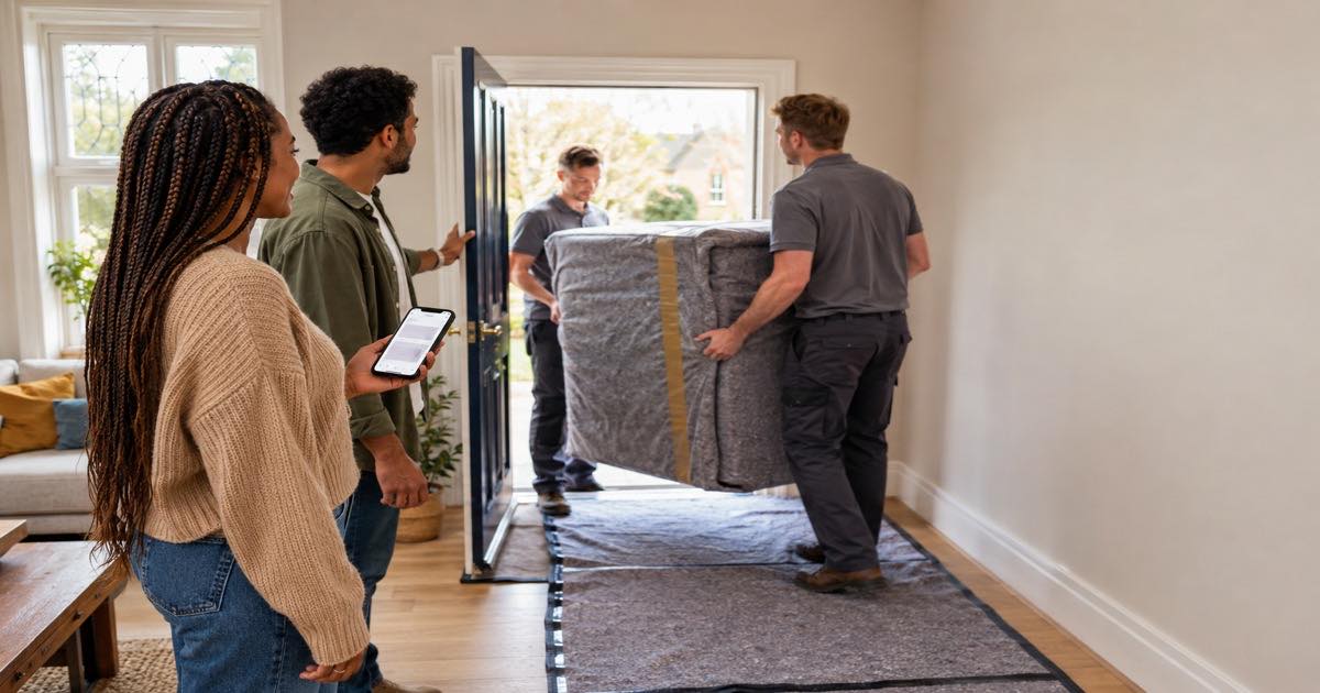 NSD big and bulky furniture delivery to a home