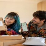 Tracking a Temu order package at home