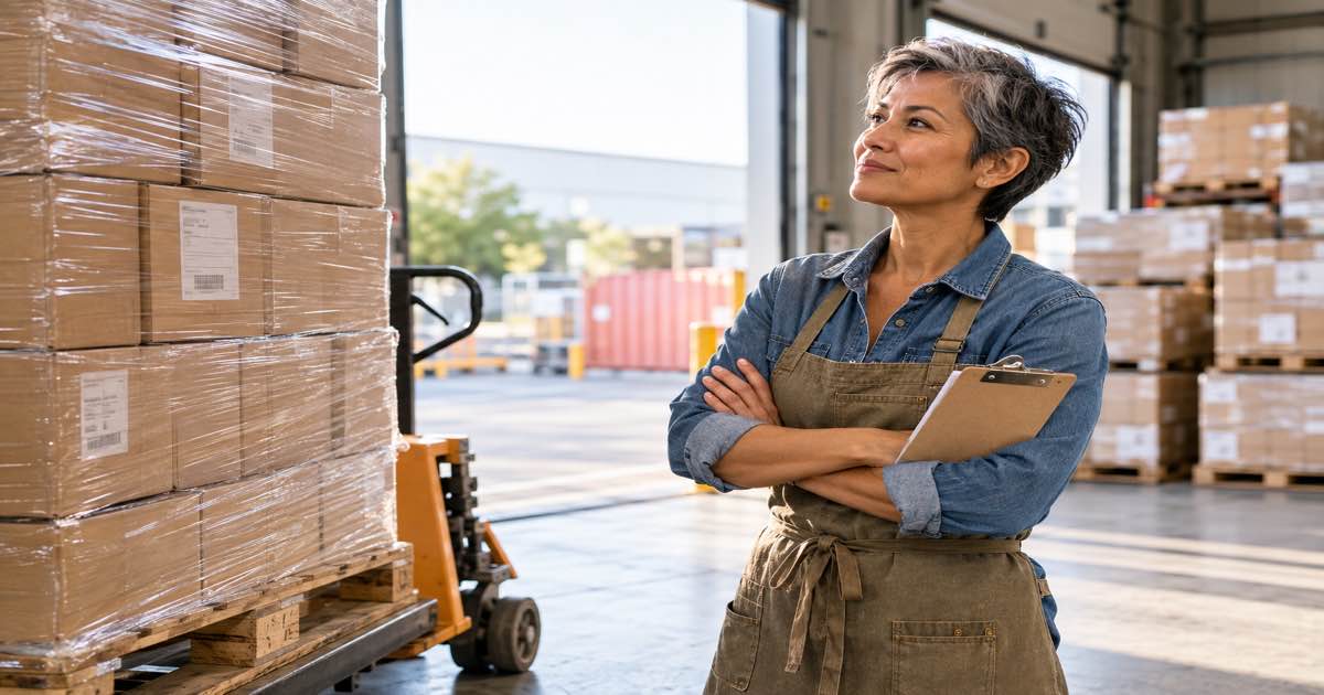 Parcels arrived at a sorting facility warehouse